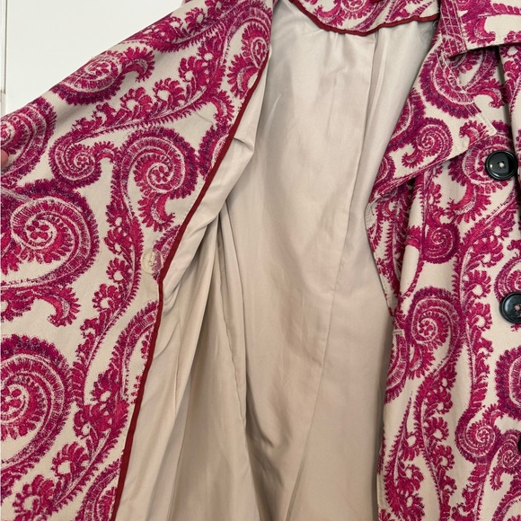 Merona Fuchsia and Cream/Tan Paisley Blazer - Picture 4 of 5